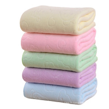 Ours en relief à séchage à séchage en microfibre serviette de bain en gros de la jupe de bain serviette de serviettes de serviette
